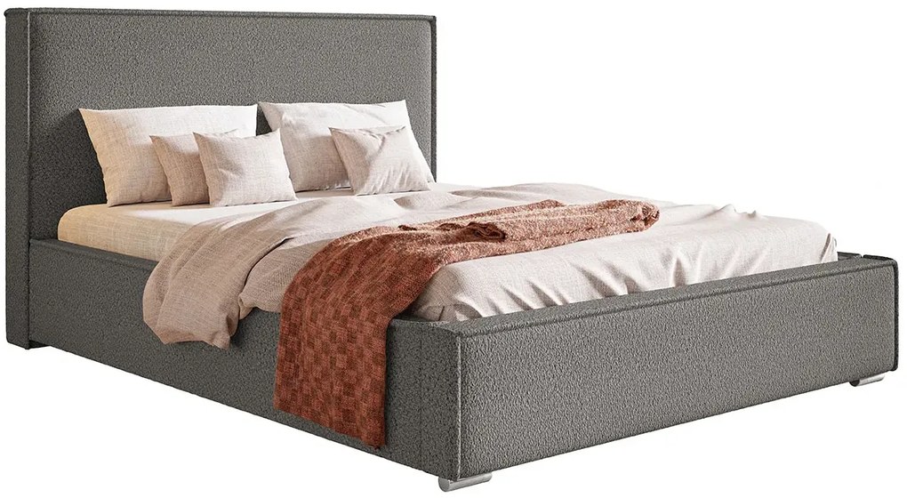 Dwuosobowe łóżko z pojemnikiem 140x200 Mensis 3X - 36 kolorów