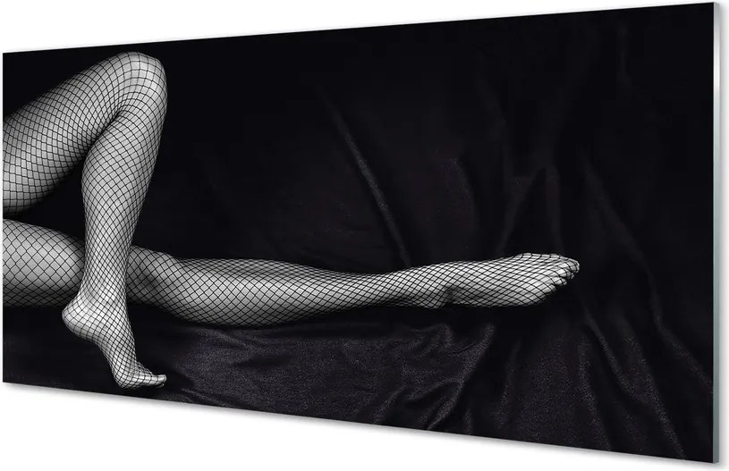 Panel szklany do Kuchni Nogi w Kabaretkach (Czarno-Białe)