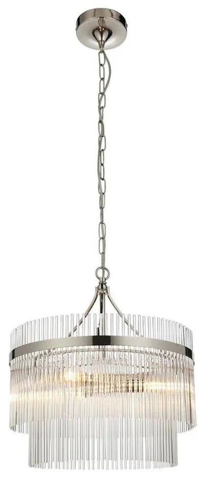 Endon 104113 - Żyrandol na łańcuchu MARIETTA 3xE14/7W/230V chrom błyszczący