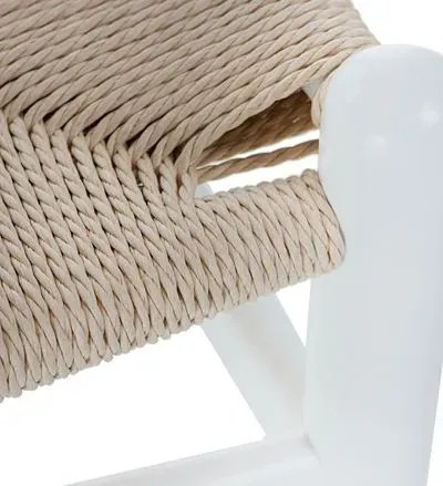 Białe krzesło typu hałas - Orfeo