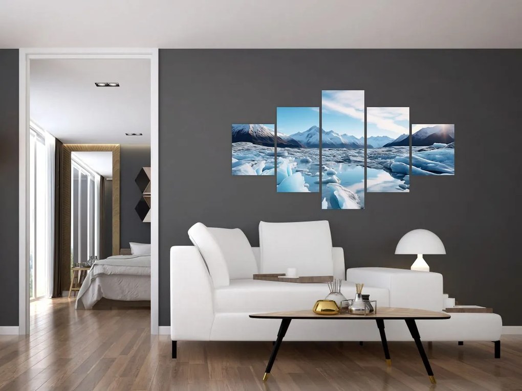 Obraz - Formacje lodowcowe (125x70 cm)