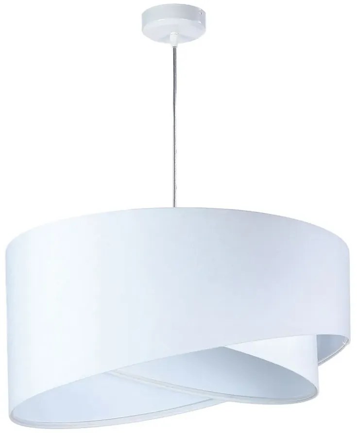 Biała minimalistyczna lampa wisząca - EX988-Selma