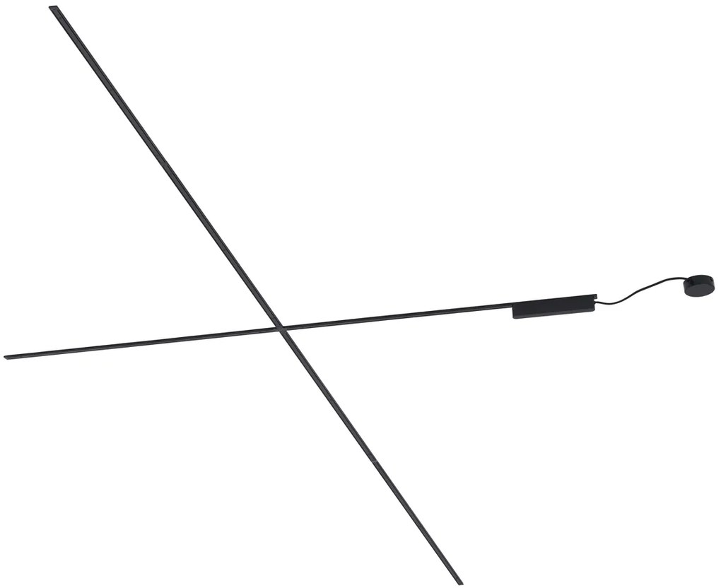 Nowoczesny system oświetlenia szynowego czarny 1-fazowy 600 cm - Magnetic Nowoczesny Oswietlenie wewnetrzne