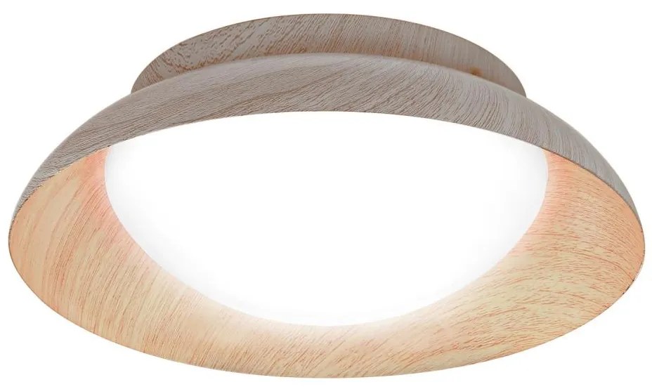 Osram - Lampa sufitowa ORBIS MILAN 2xE27/10W/230V średnica 30,5 cm wykończenie w dekorze drewna