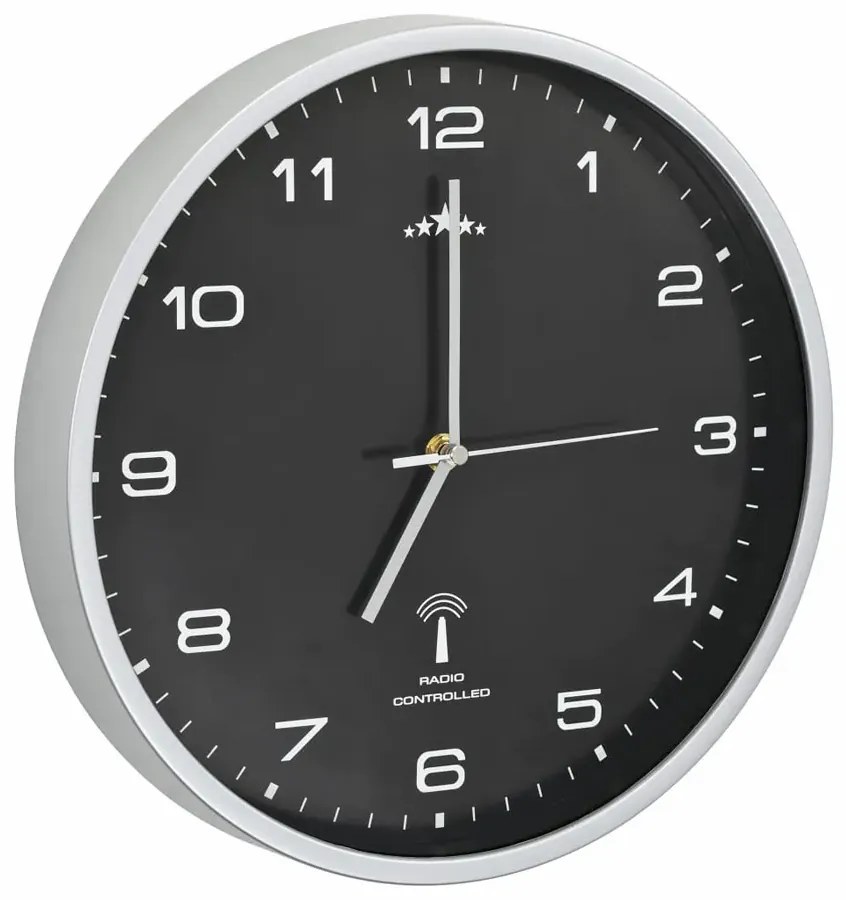 Klasyczny czarny zegar wiszący 31 cm M0-N49