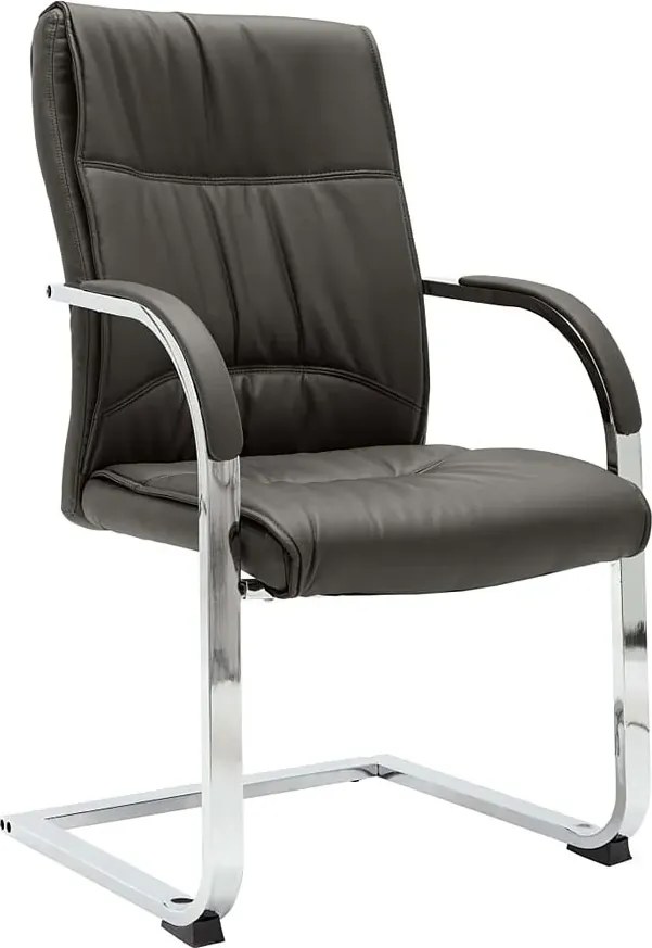 Szare ergonomiczne krzesło biurowe A1-B04