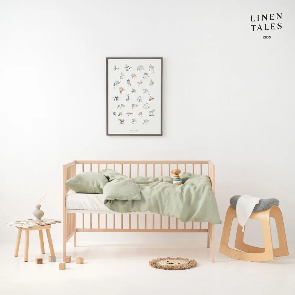 Lniana pościel dziecięca jednoosobowa 140x200 cm – Linen Tales