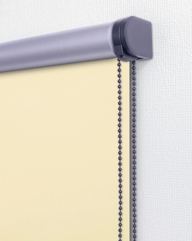 Roleta zwijana Classic kolor beżowy tkanina odbijająca światło, zaciemniająca