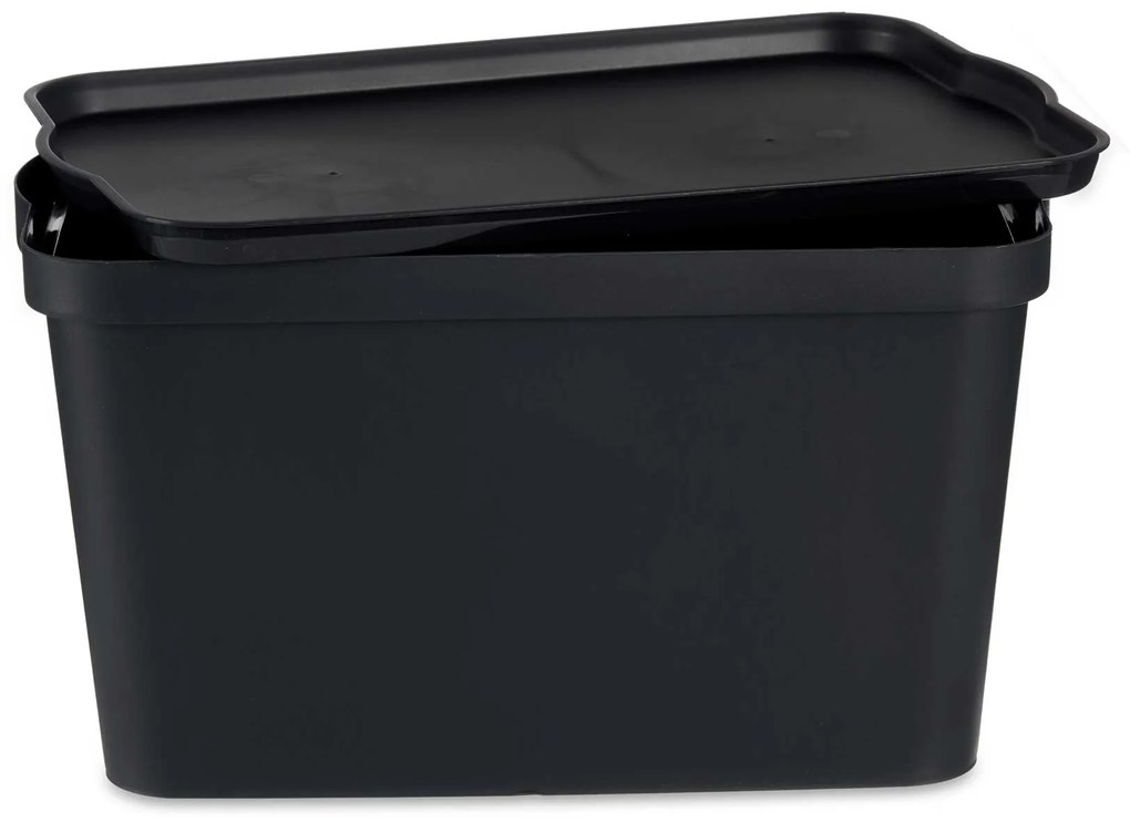 Pojemnik z pokrywą zamykany COMPACT, 24 l