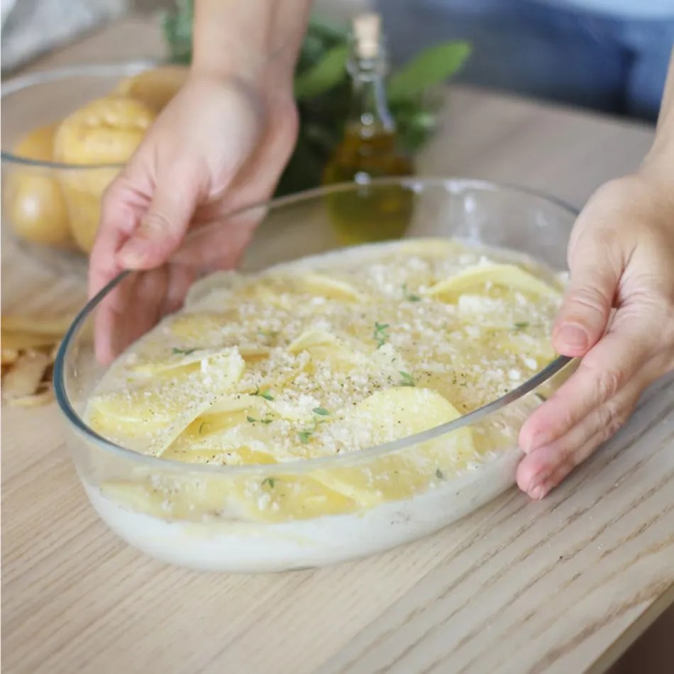 Zestaw szklanych naczyń żaroodpornych Pyrex, 2szt., 2,7 l + 2,2 l