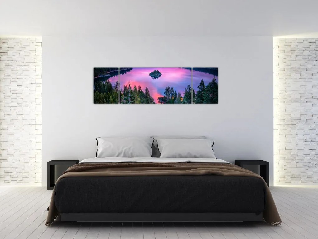 Obraz - Jezioro Tahoe, Sierra Nevada, Kalifornia, USA (170x50 cm)