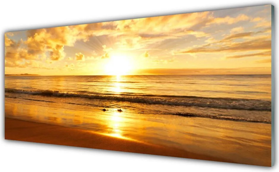 Panel Kuchenny Odblaski Słońca na Falach