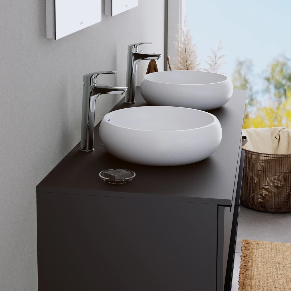 Duravit DuraVolo umywalka nablatowaOdlew mineralny - Ø40 cm
