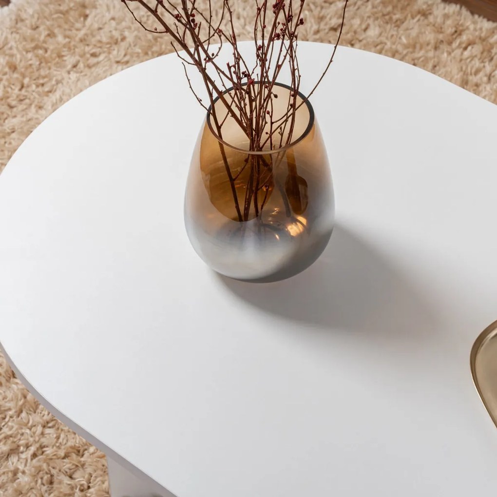 Stolik kawowy Sable White