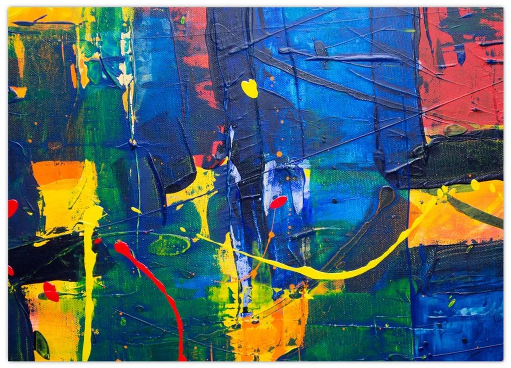 Obraz na szkle - Abstrakcja (70x50 cm)
