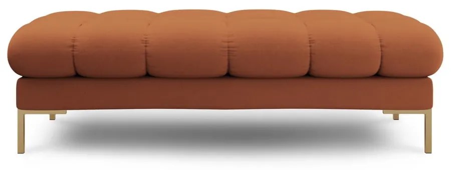 Ceglasta tapicerowana ławka Bali – Cosmopolitan Design