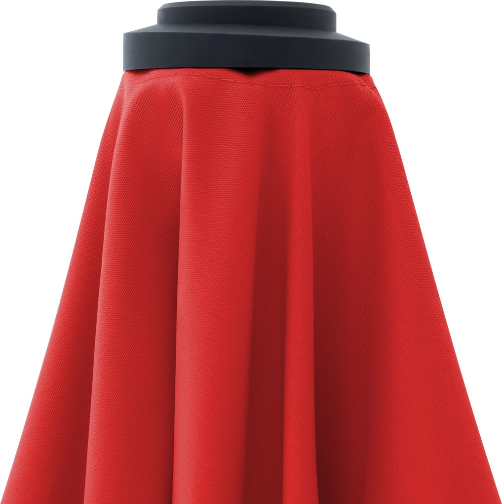 Doppler LIFE parasol ogrodowy 180 cm czerwony