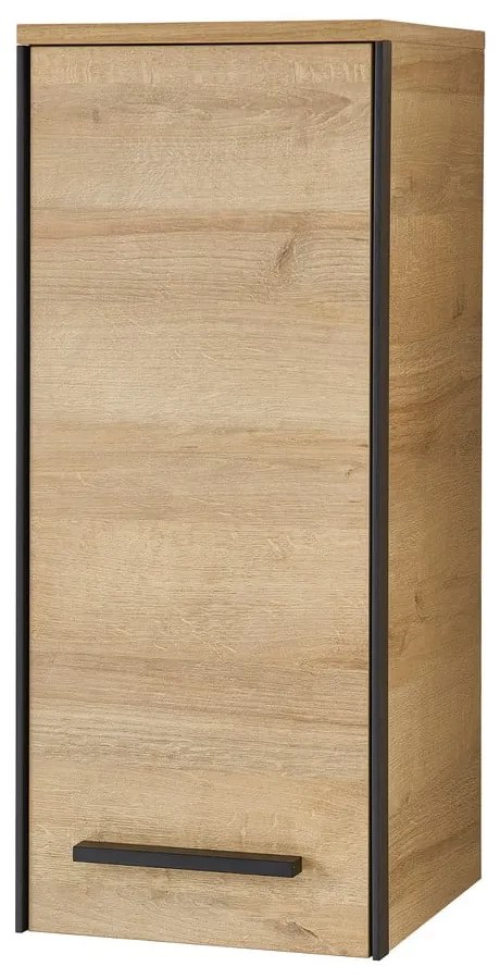 Wisząca szafka łazienkowa w dekorze dębu w naturalnym kolorze 70x30 cm Quickset 395 – Pelipal