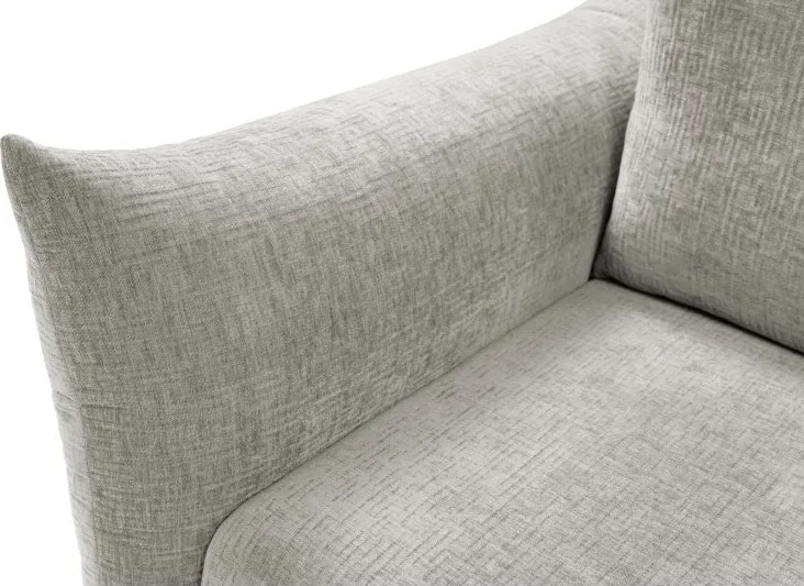 Sofa ADEL z funkcja spania i pojemnikiem JASNY SZARY OVER THE HORIZON 80