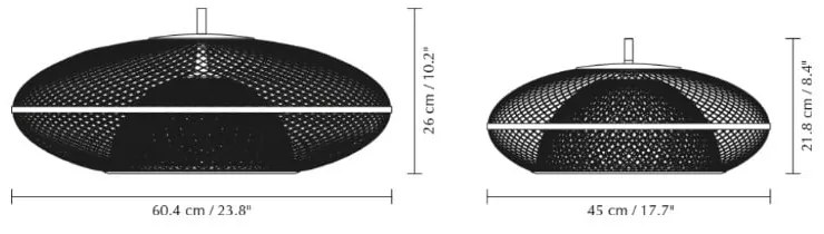 Abażur w kolorze złota ø 60 cm Faraday – UMAGE