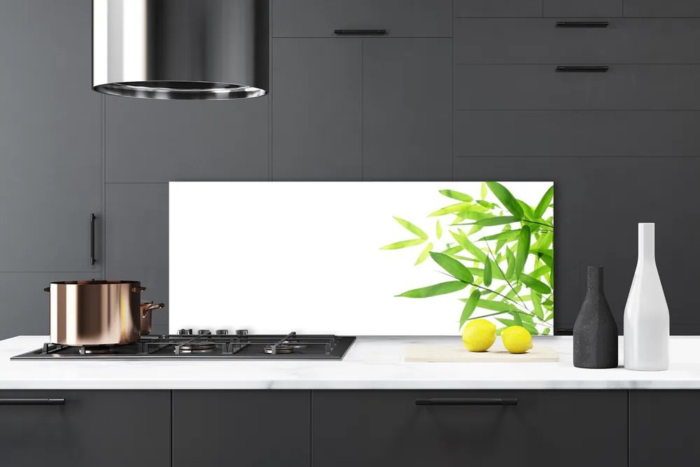 Panel Kuchenny Tekstura Zielonego Liścia