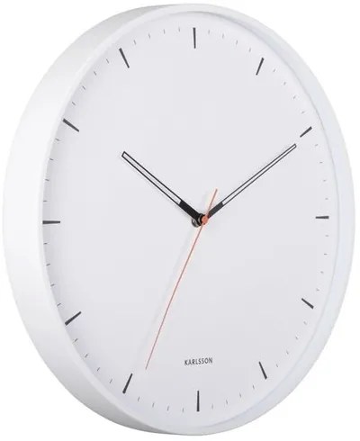 Karlsson 5940WH designerski zegar ścienny 40 cm, biały