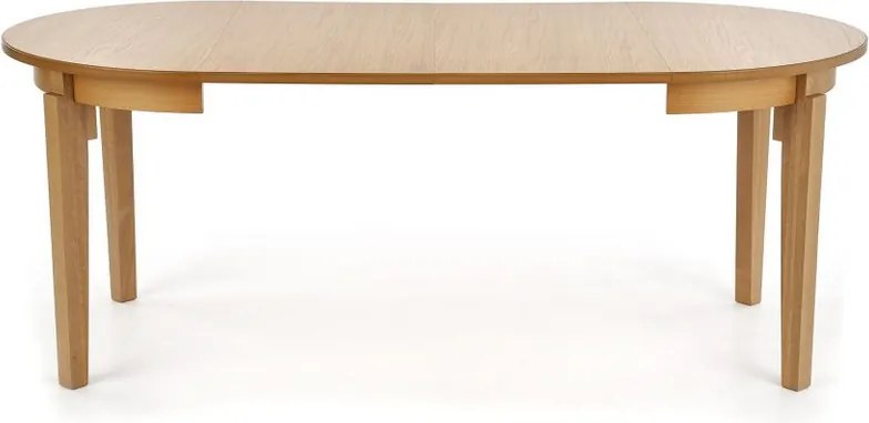 Okrągły stół do jadalni z funkcją rozkładania Sorbus Halmar dąb miodowy