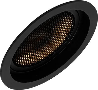 Inteligentny reflektor wpuszczany czarny regulowany z Wifi GU10 111mm - Coop 111 Honey