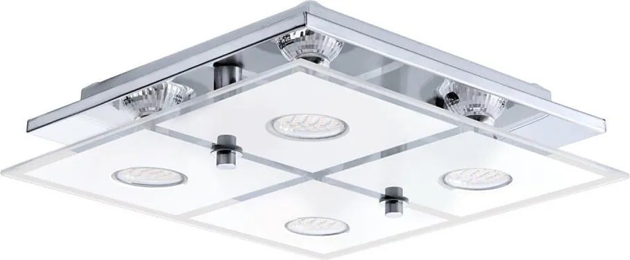Eglo 54451 - Oprawa sufitowa LED CABO 4xGU10/3W/230V 29x29 cm