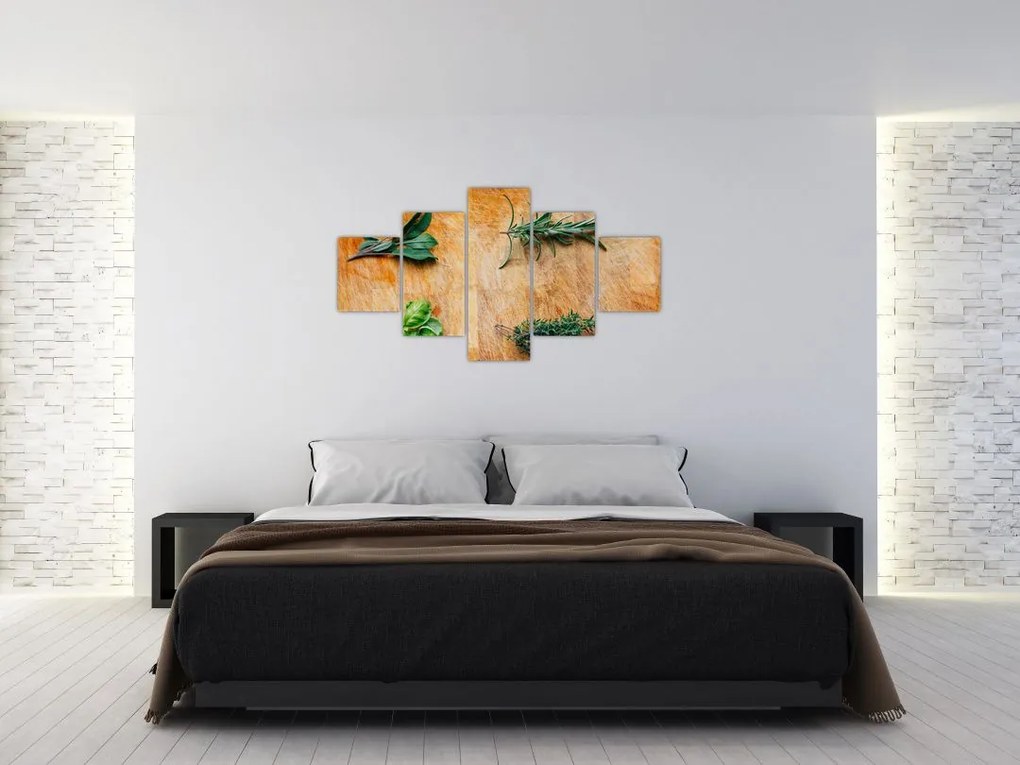 Obraz - Zioła (125x70 cm)