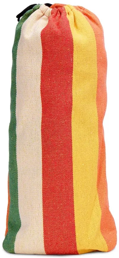 Dwuosobowy w paski hamak ogrodowy K0-K14