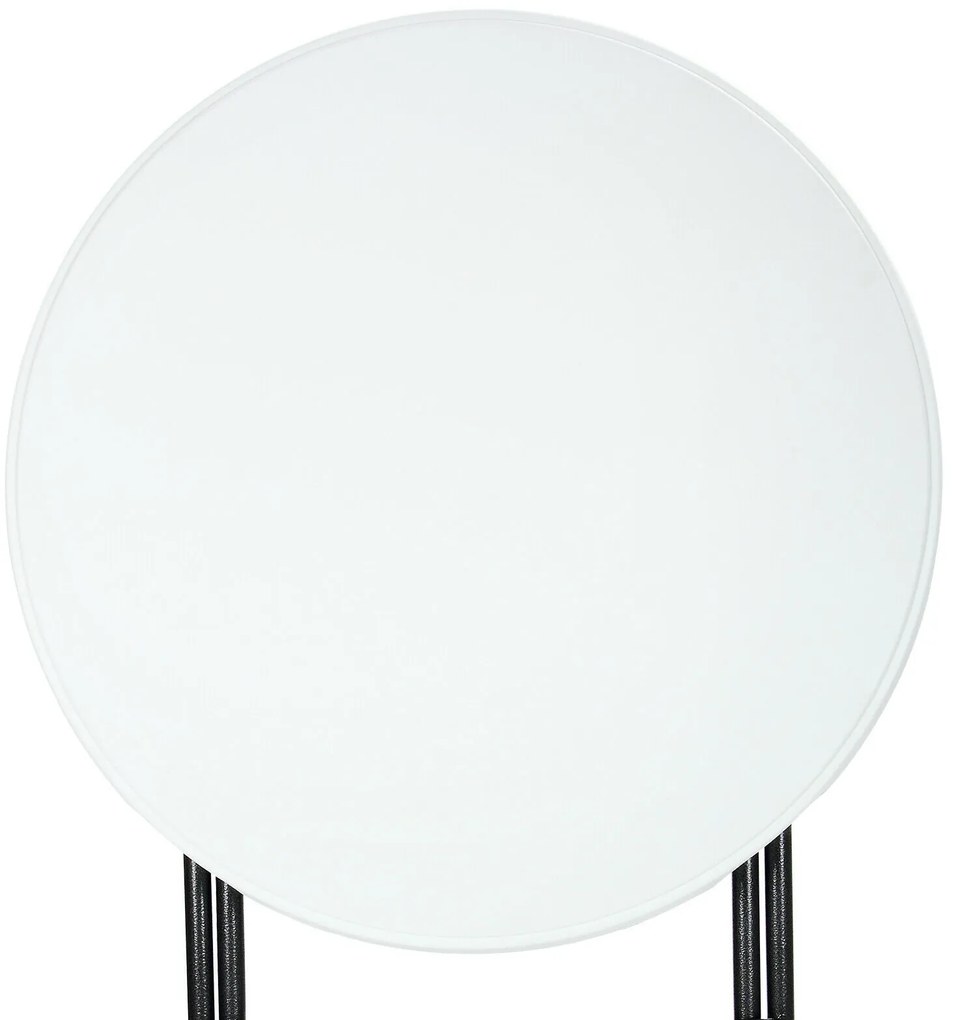 Stół imprezowy LYDA z plastiku, Ø72x110cm, biała Casaria