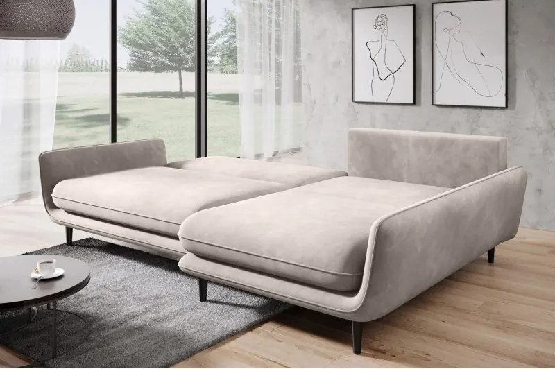 Narożnik SOLANO funkcja spania pojemnik poduszki Element 17 WERSAL