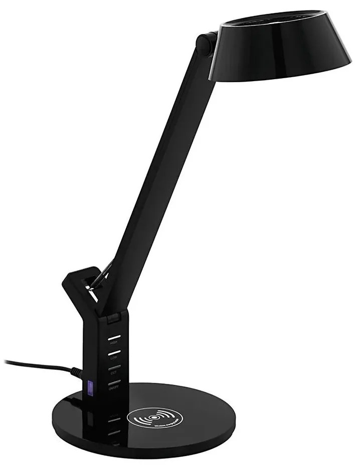 Eglo 99832 - LED ściemnialna dotykowa lampa stołowa BANDERALO LED/4,8W/230V czarna