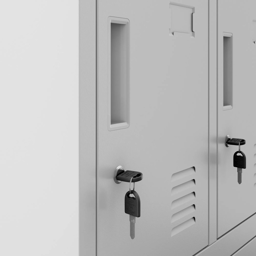 Szafa skrytkowa socjalna BHP podwójna ROBERT 2 Plus 559 x 1720 x 450 mm