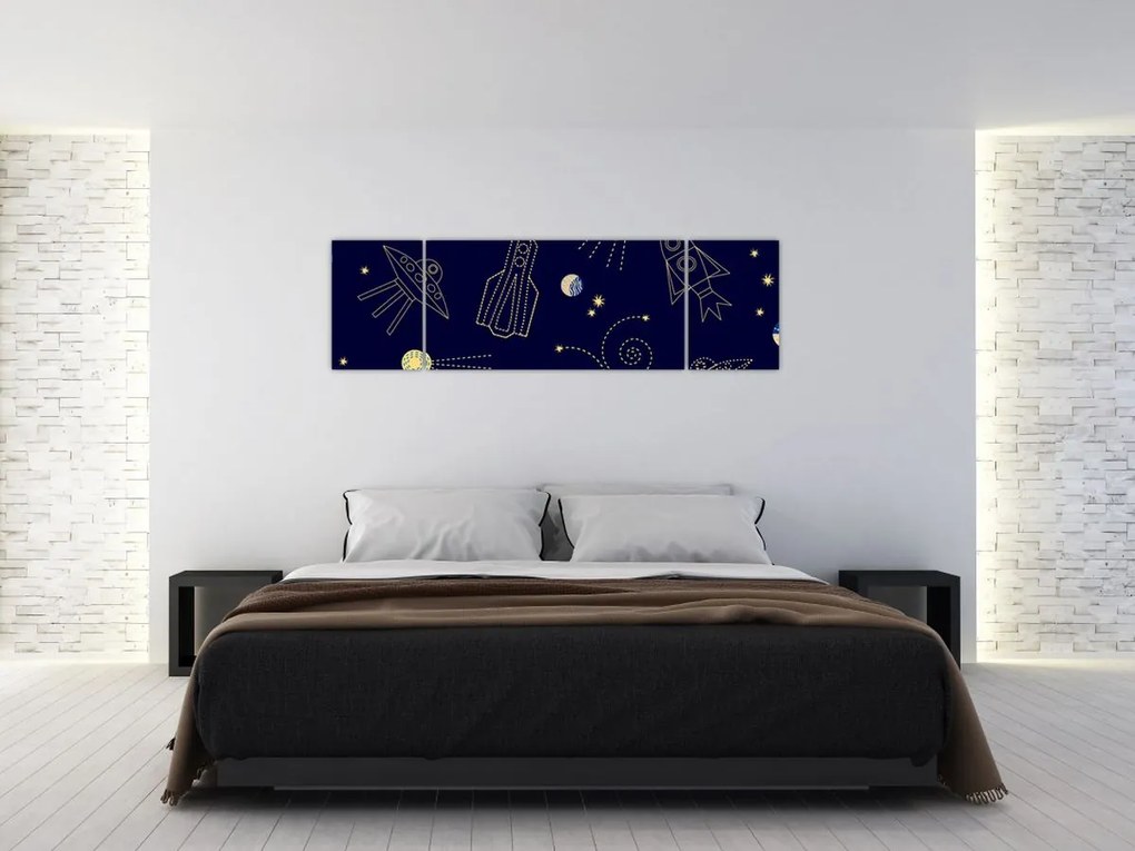 Obraz - Wszechświat (170x50 cm)
