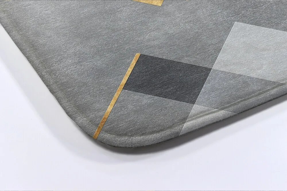 Dywanik łazienkowy antypoślizgowy Dywanik łazienkowy antypoślizgowy Geometryczne wzory