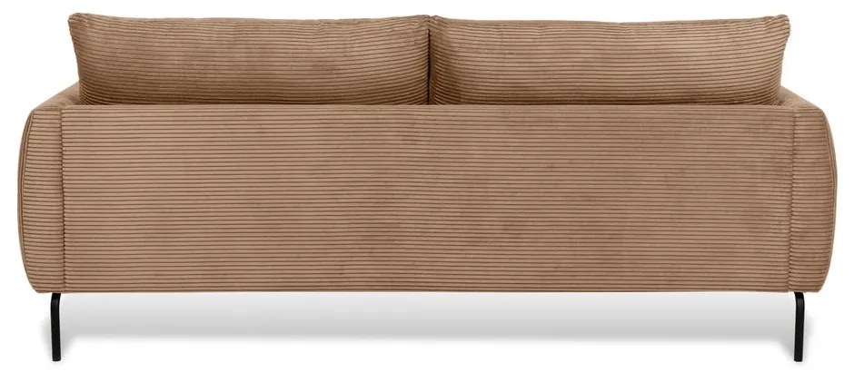 Jasnobrązowa sztruksowa sofa 212 cm Venray – Scandic