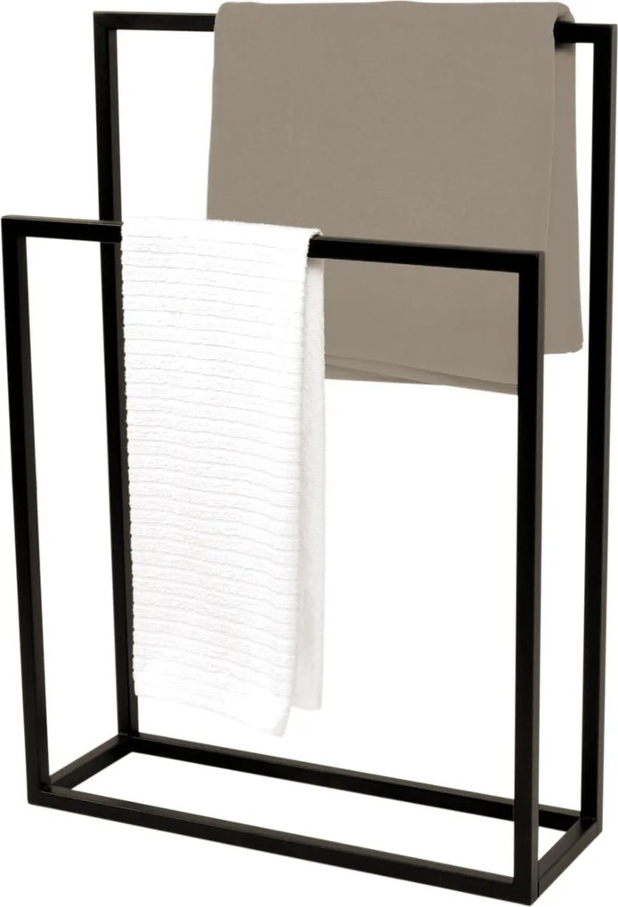 Efektowny wieszak na ręczniki Cotone S Black