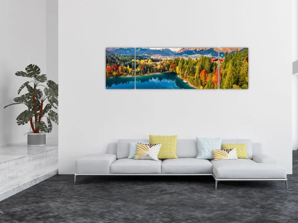 Obraz - Jezioro Urisee, Austria (170x50 cm)
