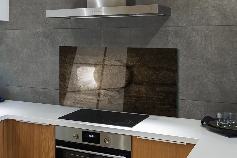 Panel szklany do Kuchni Wnętrze Groty