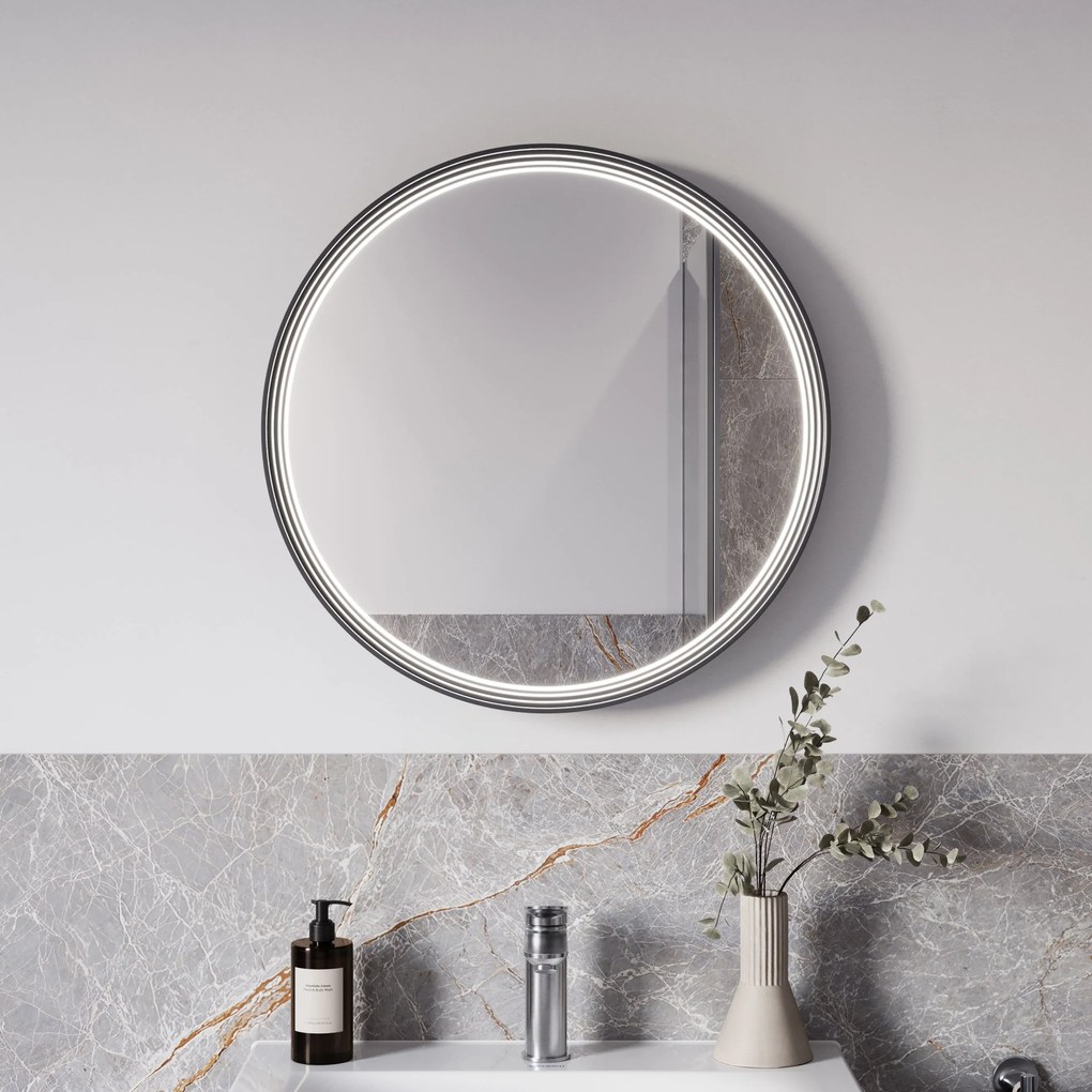 Lustro łazienkowe LED BELDIVO okrągłe - 60 cm
