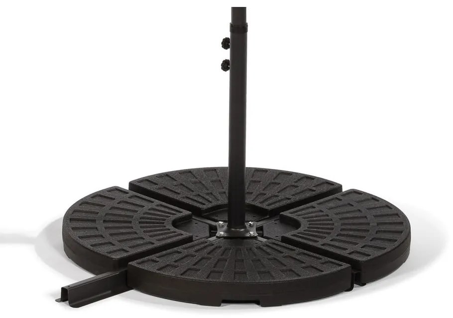 Czarna podstawka na parasol ogrodowy Bonami Essentials, ø 100 cm