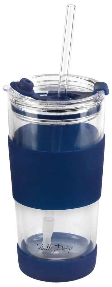 Niebieski kubek termiczny 600 ml Fuori – Vialli Design
