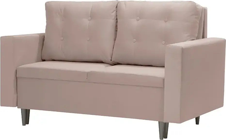 Sofa rozkładana 2os z funkcją spania GUEST Różowy