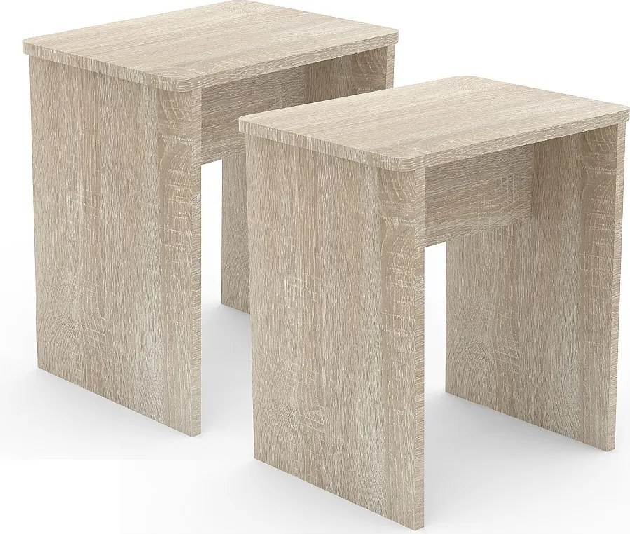 Zestaw 2 krzeseł stołowych Esal