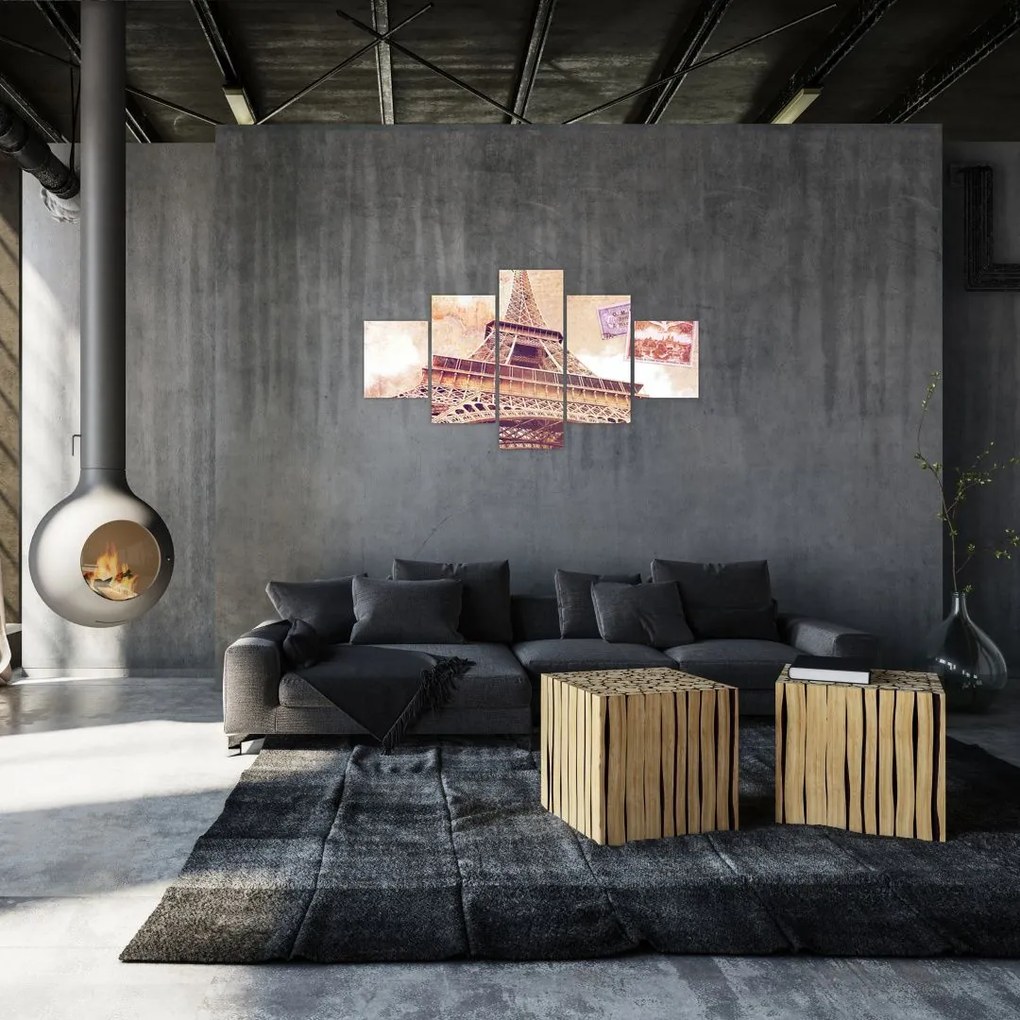 Obraz - Widok z Paryża (125x70 cm)