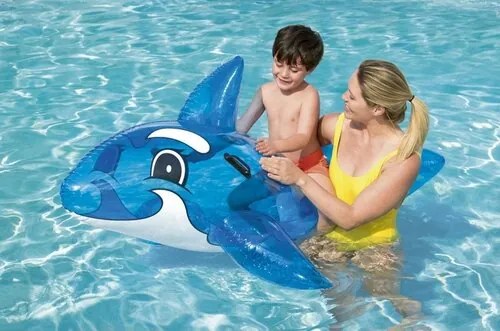 Nadmuchiwany wieloryb Bestway z uchwytami, 1,57 mx 94 cm