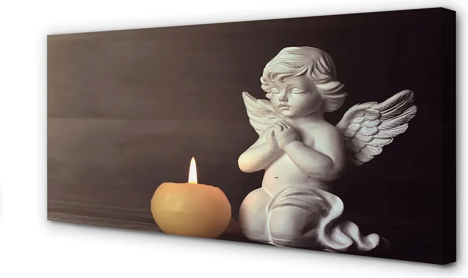 Obraz canvas na ścianę Modlitwa Anioła przy Świecy