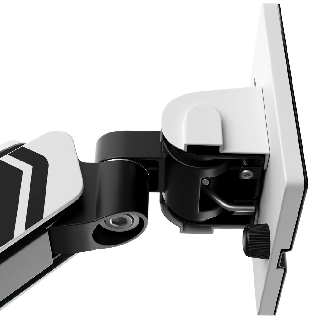 Podwójny uchwyt na monitory 49 cali, biało-czarny X-Arm Dual RGB